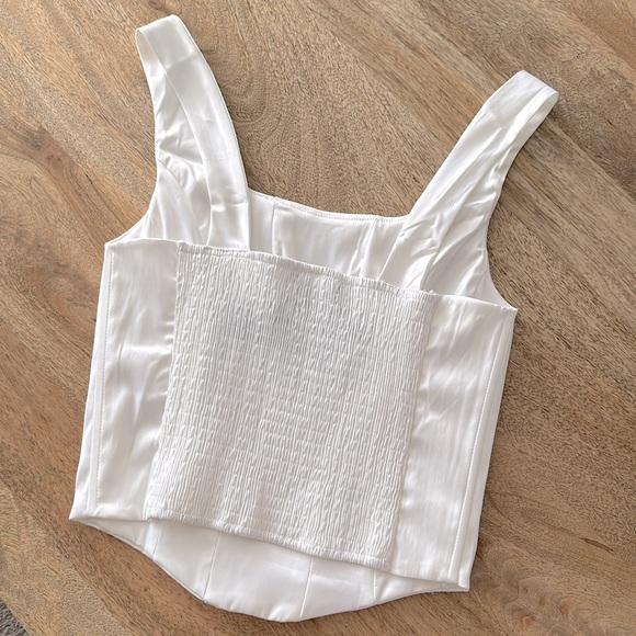 💥 Satin Corset Top | Shell - Picture 4 of 4